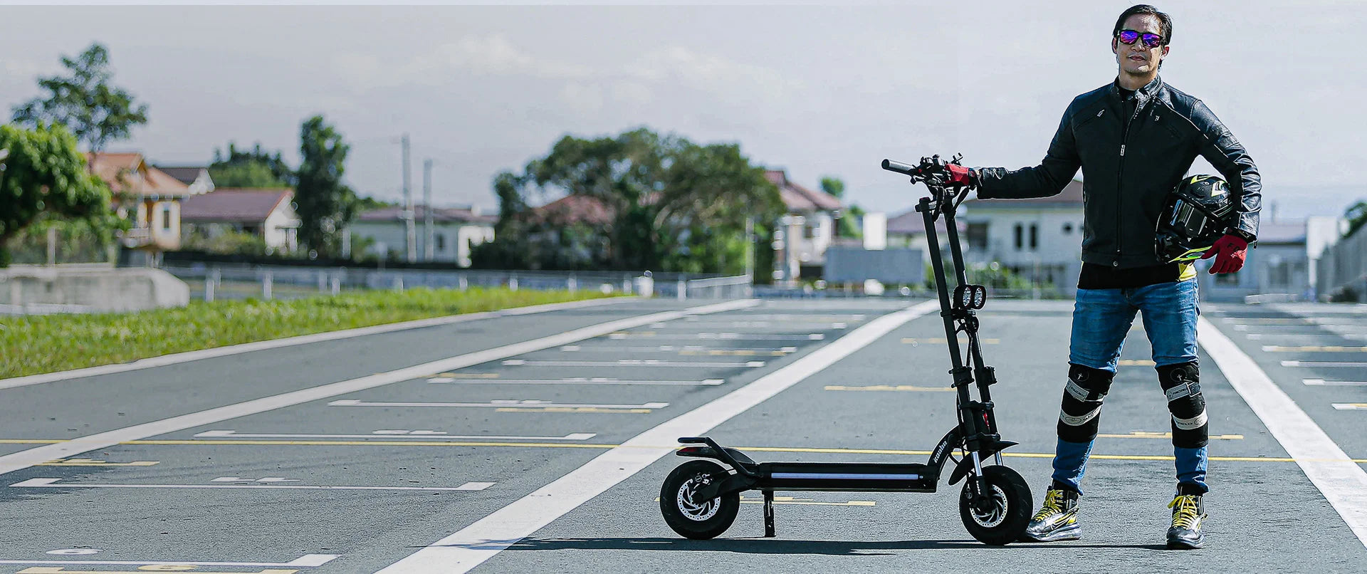 Wolf Warrior X Plus Electric Scooter On the Track