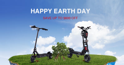 Go green this Earth Day with a Kaabo E-scooter! Amazing sale until May 1St