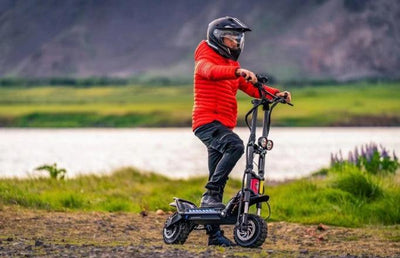 Go camping this fall with a kaabo electric scooter