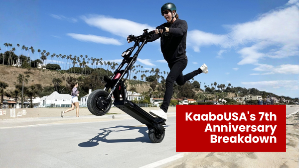 Best Off-Road Electric Scooters on Sale: KaaboUSA's 7th Anniversary Breakdown