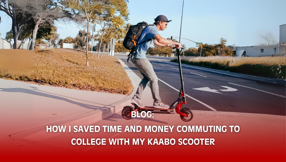 How I Saved Time and Money Commuting to College with My Kaabo Scooter | Electric Scooter for Students