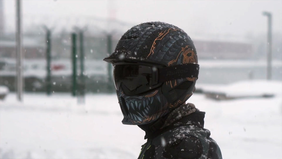 Electric-Scooter-Winter-Riding