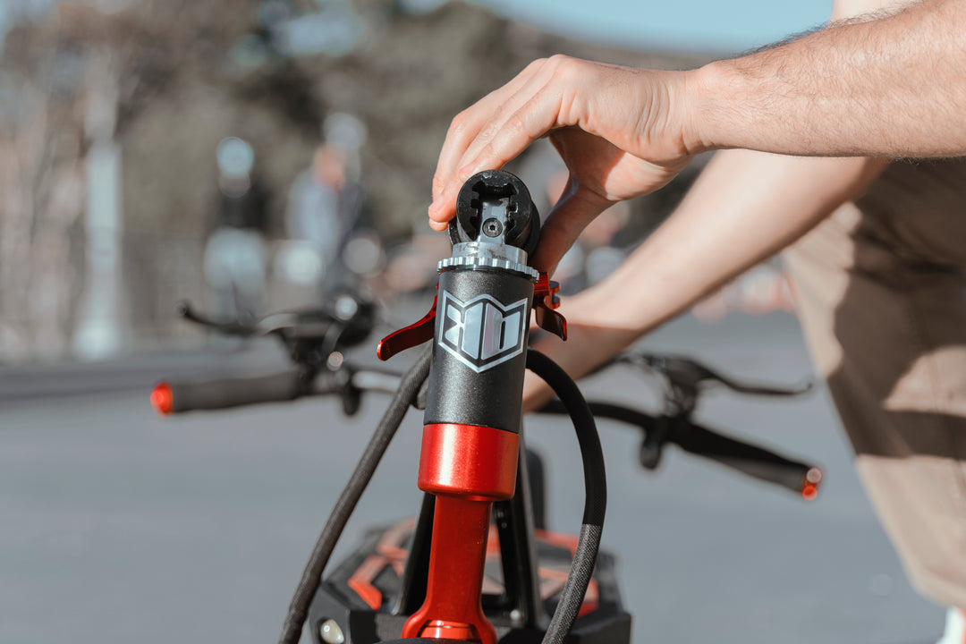 kaabo mantis 8 red electric scooter