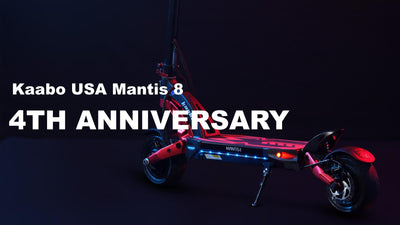 Celebrating Kaabo USA Mantis 8's 4th Anniversary!