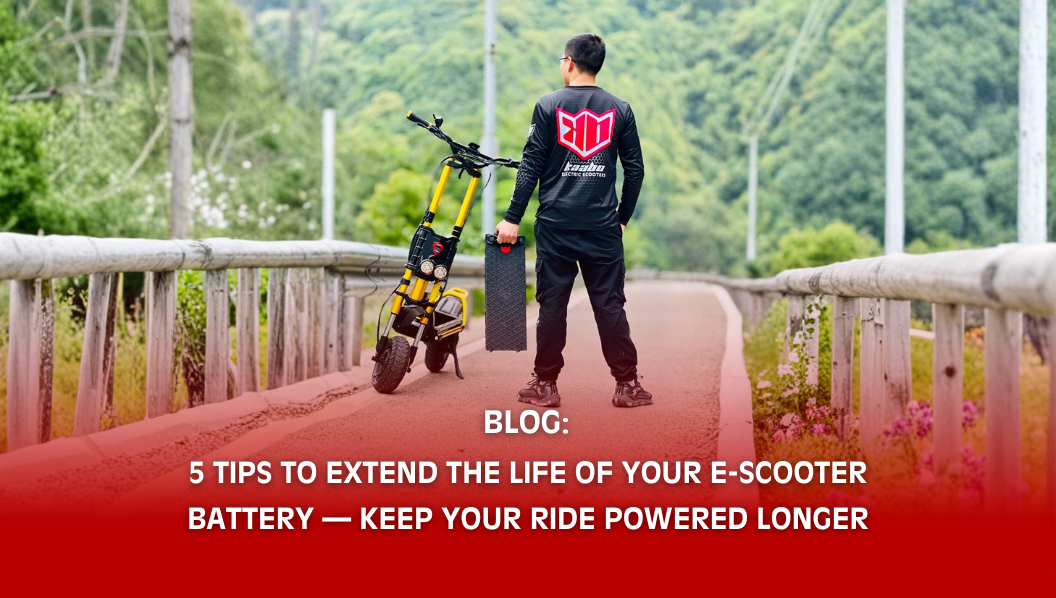 5 Tips to Extend the Life of Your E-Scooter Battery — Keep Your Ride Powered Longer