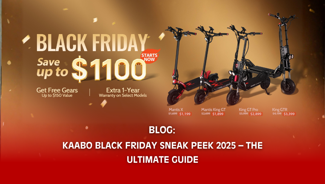 Kaabo Black Friday Sneak Peek 2025 – The Ultimate Guide to This Year’s Black Friday Electric Scooter Deals