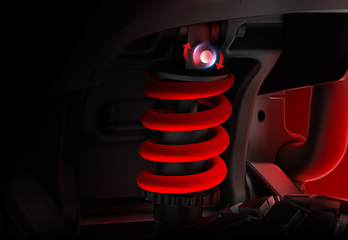 ADVANCED SUSPENSION SYSTEM — RIDE SMOOTH, FEEL STABLE