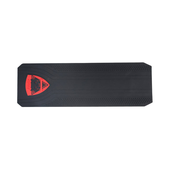 Silicone mat for Kaabo Warrior X Plus electric scooter, showing textured surface and branding details from Kaabo USA.