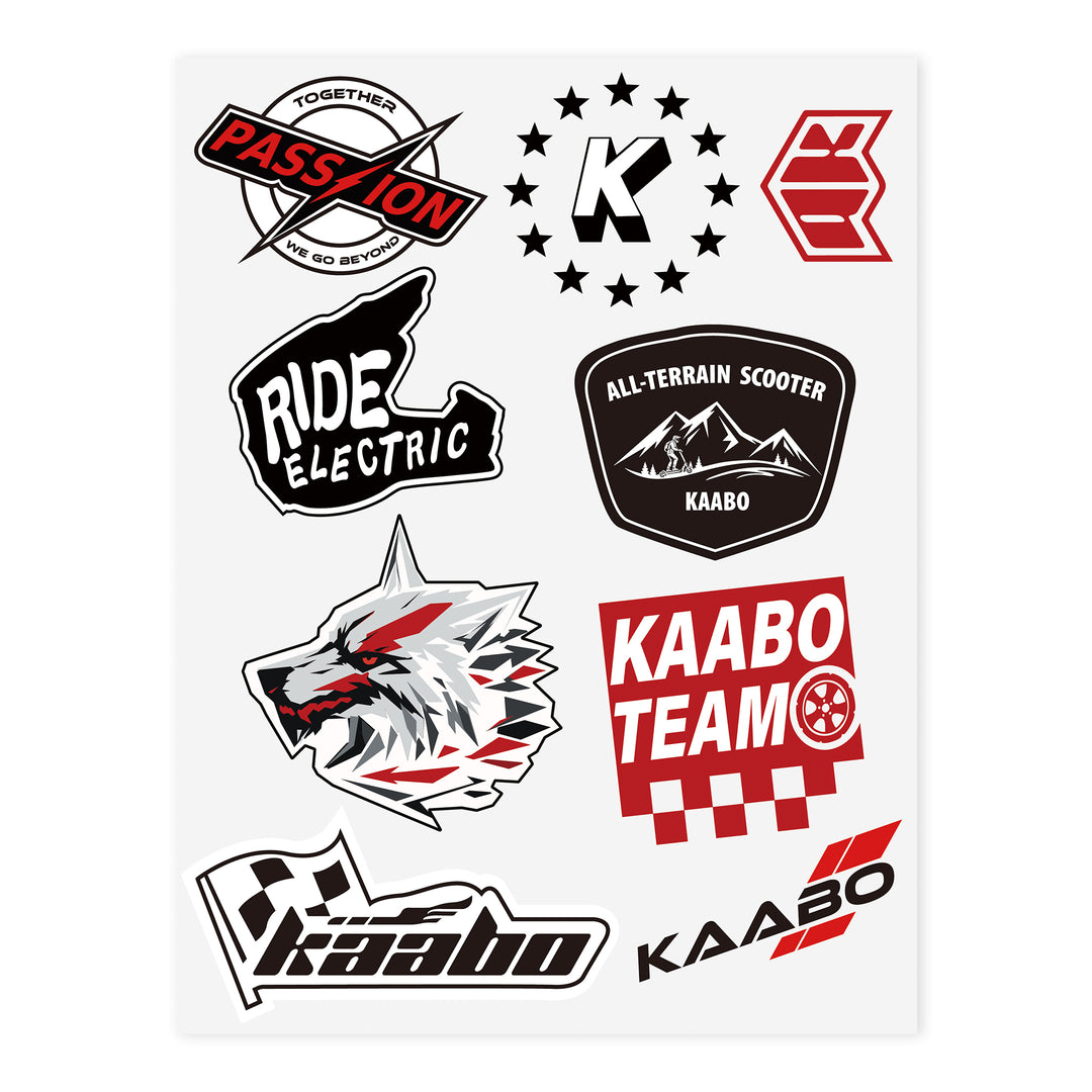 Kaabo Logo Sticker Pack
