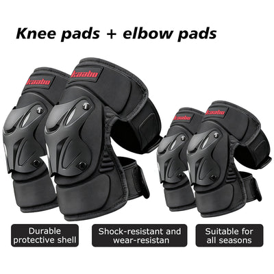 Kaabo Scooter Knee Pads and Elbow Pads (1 Pair)