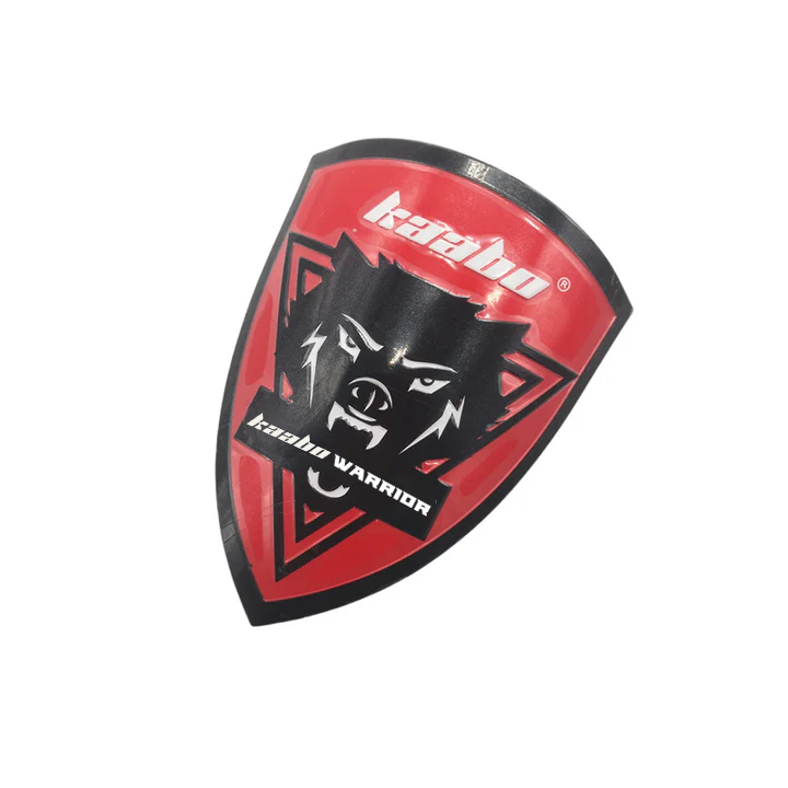 Kaabo USA electric scooter logo sticker emblem for Kaabo King GT Pro and Wolf Warrior models, featuring the Kaabo branding and design.