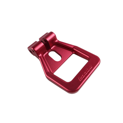 Red-colored locking latch accessory for Kaabo Wolf King GTR electric scooter.