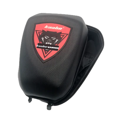Kaabo Warrior 11 Pro handlebar bag by Kaabo USA Electric Scooter, mounted on electric scooter handlebar for convenient storage.