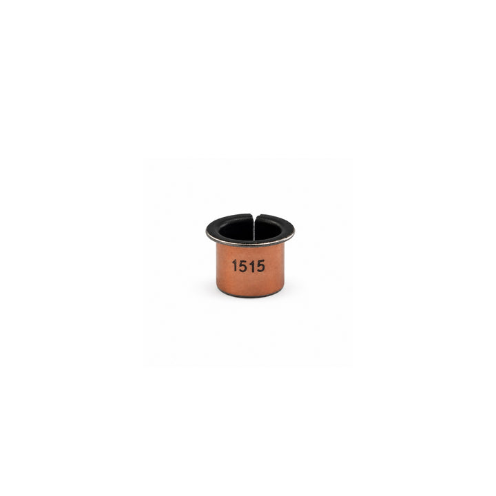 Kaabo flanged bushing with 15 mm inner diameter, 17 mm outer diameter and 15 mm length, side view