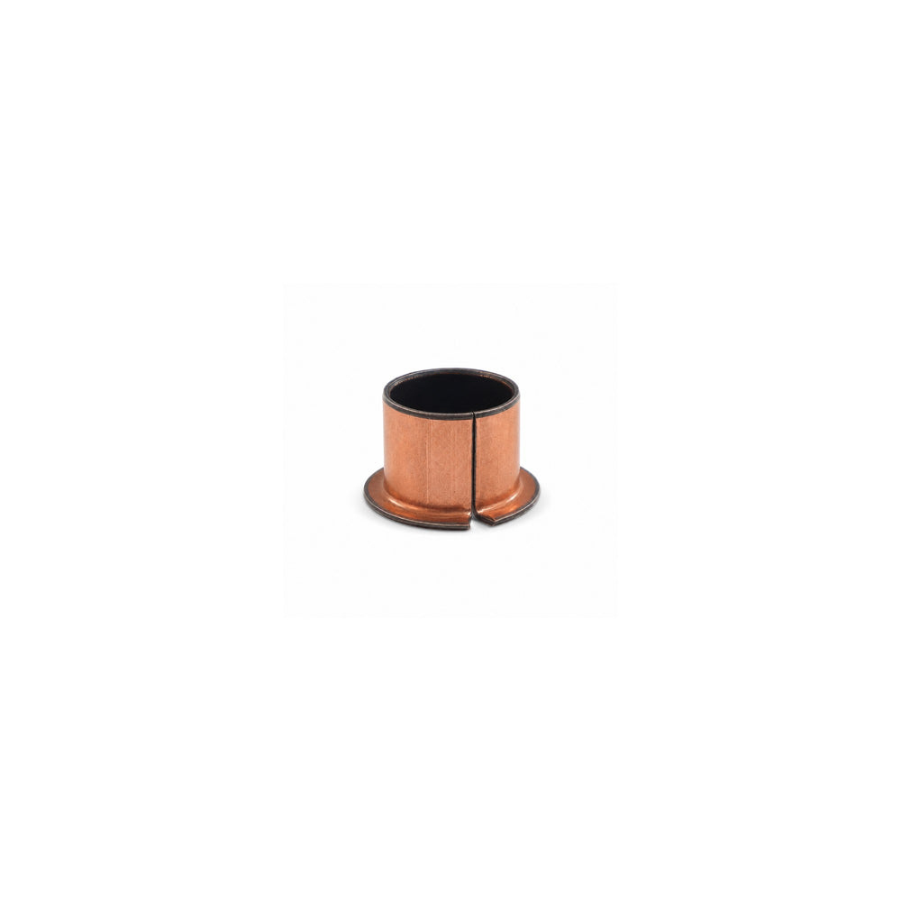 Kaabo 16 by 15 mm flanged copper bushing, side view