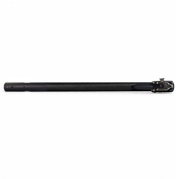 Kaabo Mantis X Plus folding stem assembly with a black folding arm