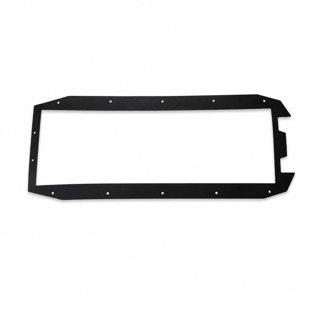Genuine Kaabo Urban black deck waterproof sealing gasket with pre-cut mounting holes for the electric scooter battery compartment and deck frame.