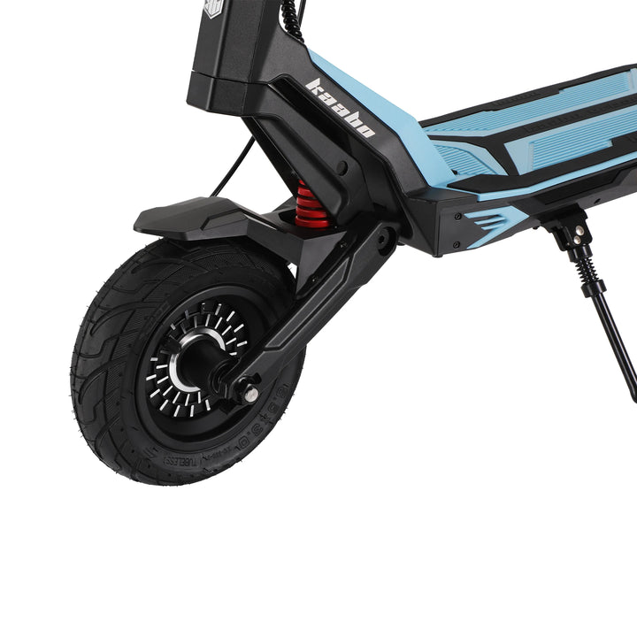 Kaabo Urban electric scooter front wheel with suspension for smoother commuting