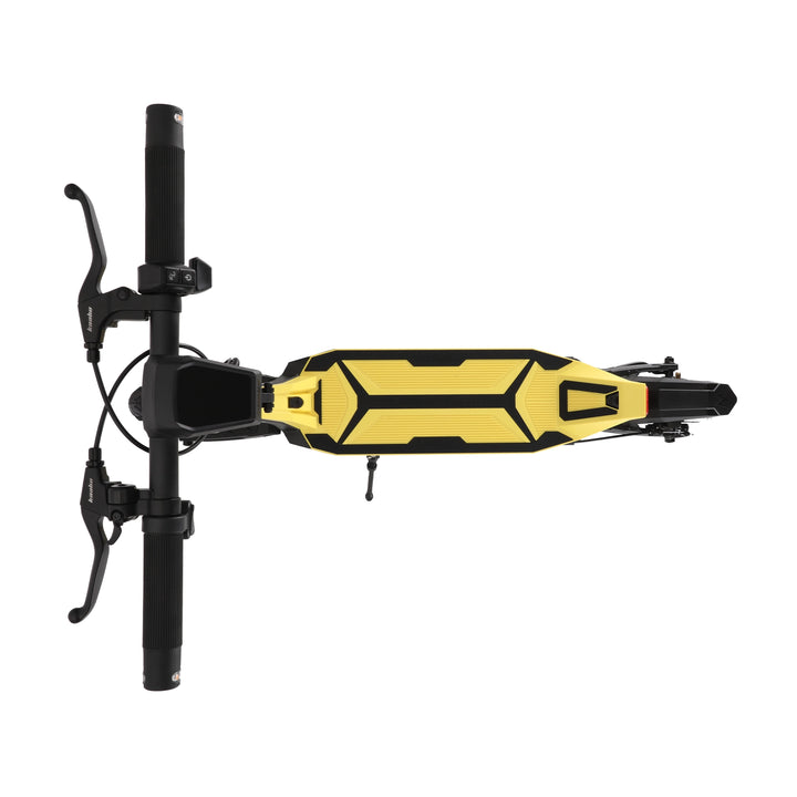Top view of Kaabo Urban electric scooter with wide deck for stable commuting