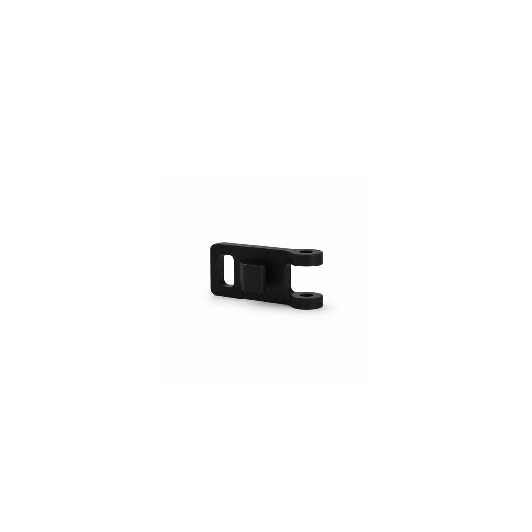 Genuine Kaabo Urban black folding hook with dual mounting holes for the electric scooter stem retention system.