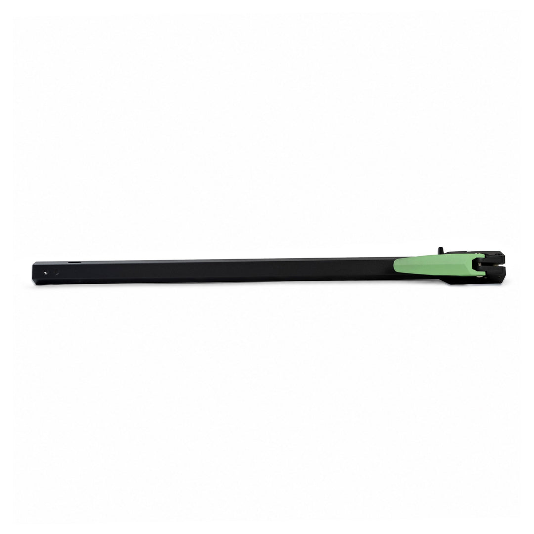 Genuine Kaabo Urban folding stem assembly with black steering tube and green folding lever