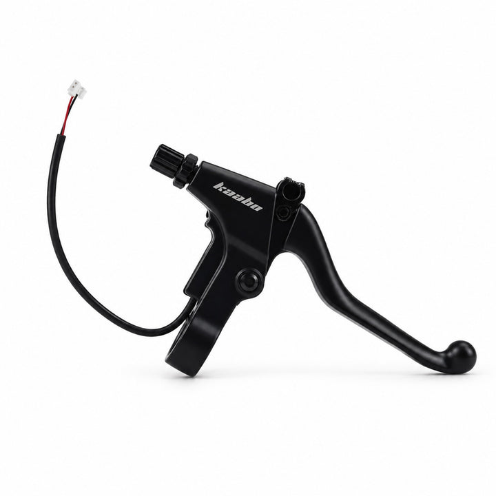 Kaabo Urban left mechanical brake lever with Kaabo logo and two-pin connector