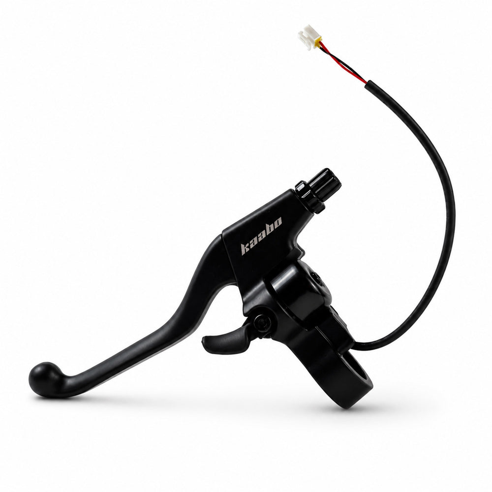 Kaabo Urban right mechanical brake lever with Kaabo logo and two-pin connector