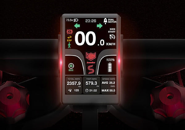Kaabo King GTR TFT display