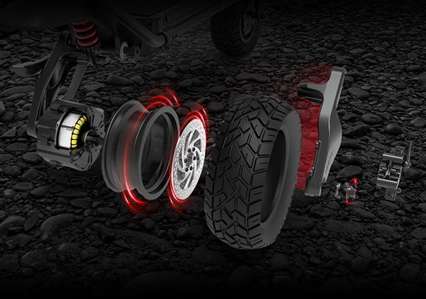 Kaabo King GTR detachable motor